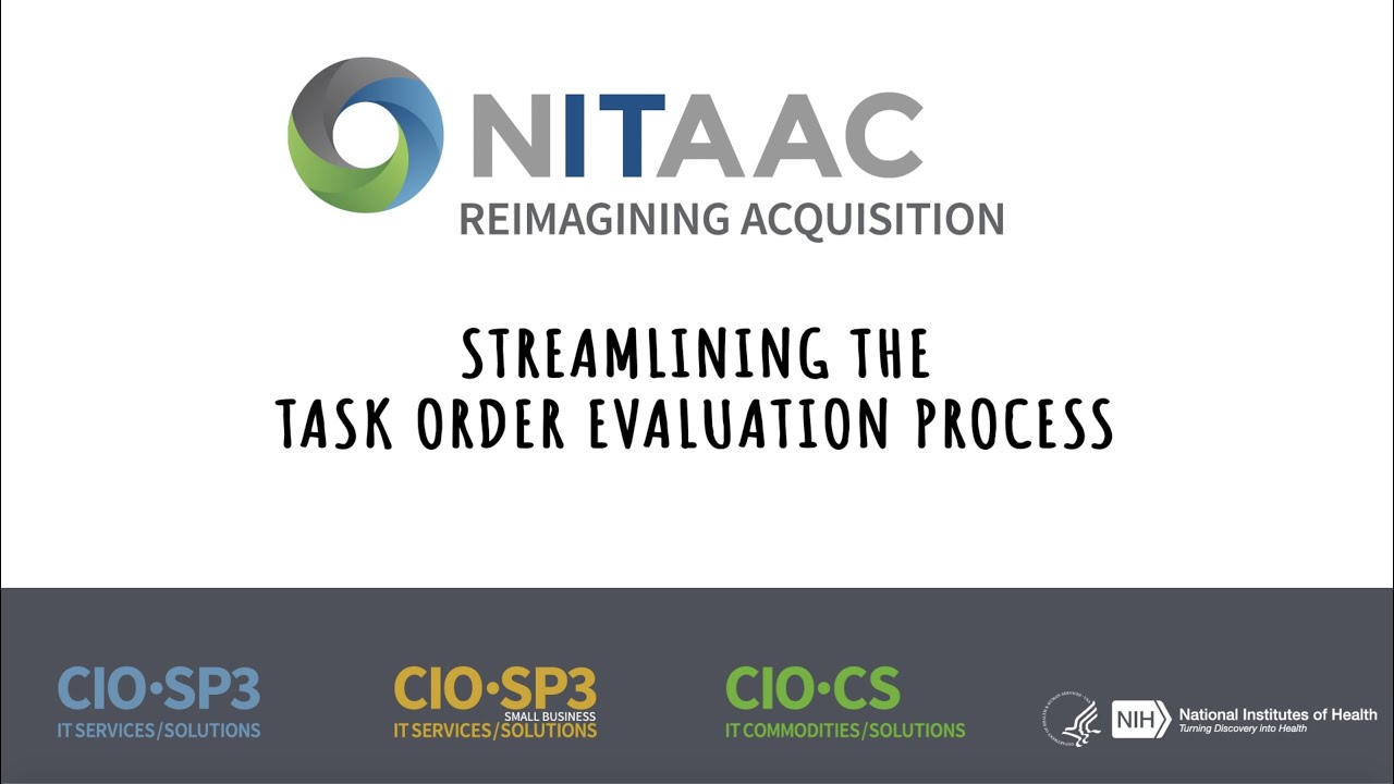 Streamlining the Task Order Evaluation Process